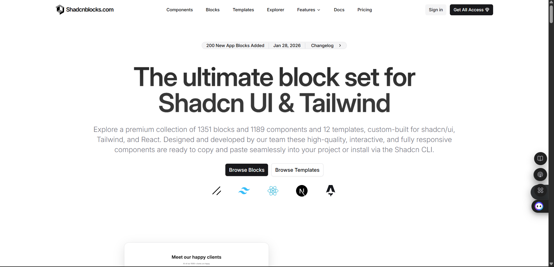Shadcnblocks