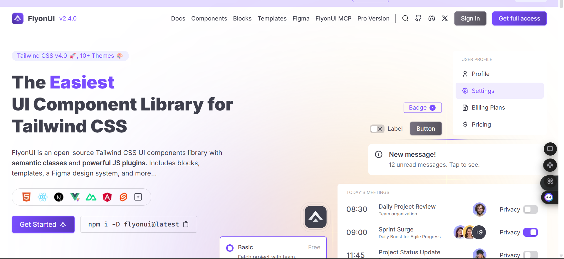 Flyon UI