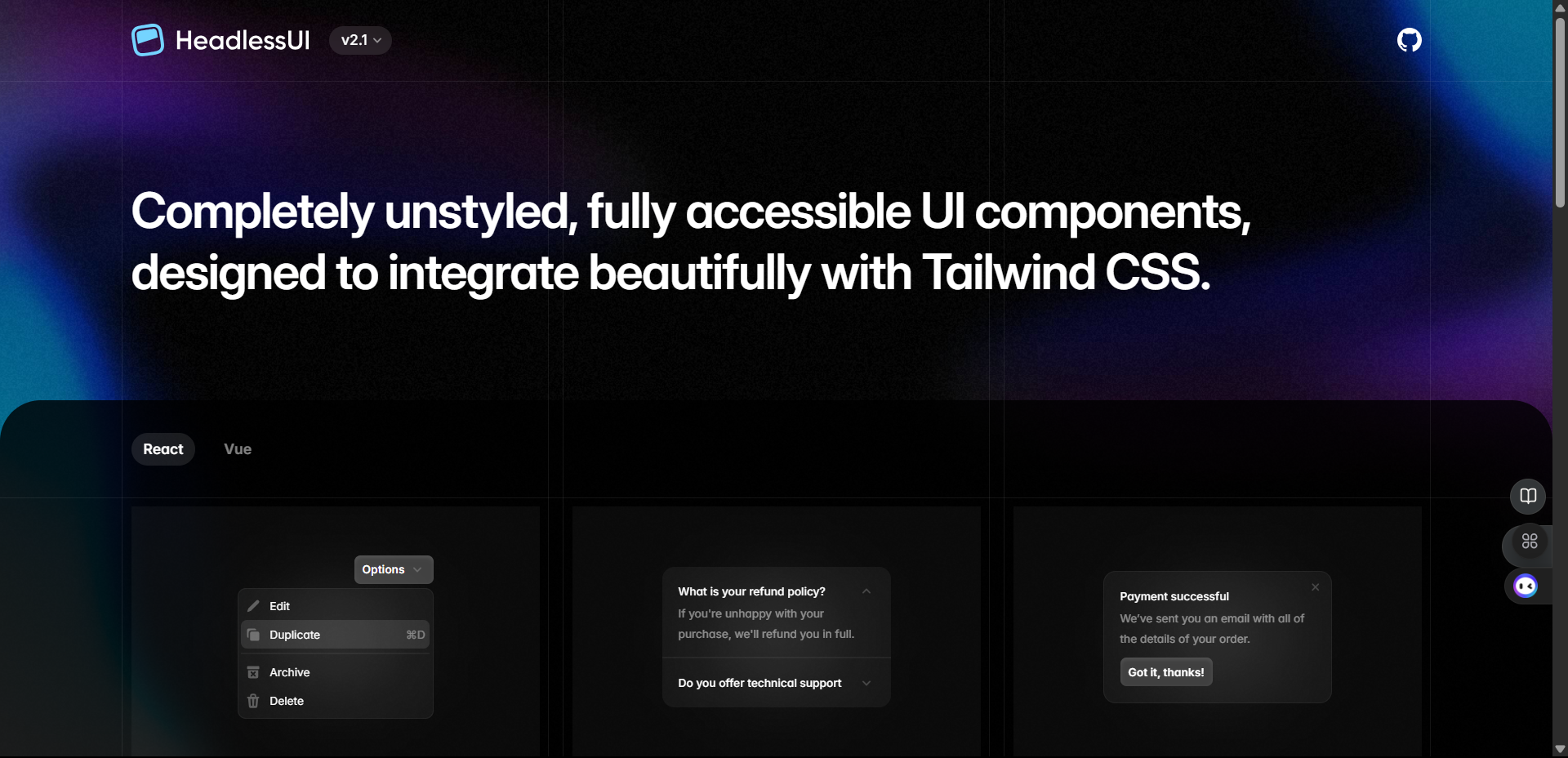 Headless UI