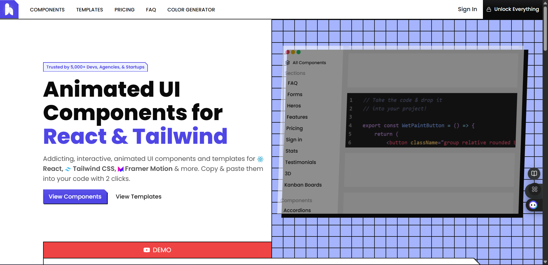 Hover UI