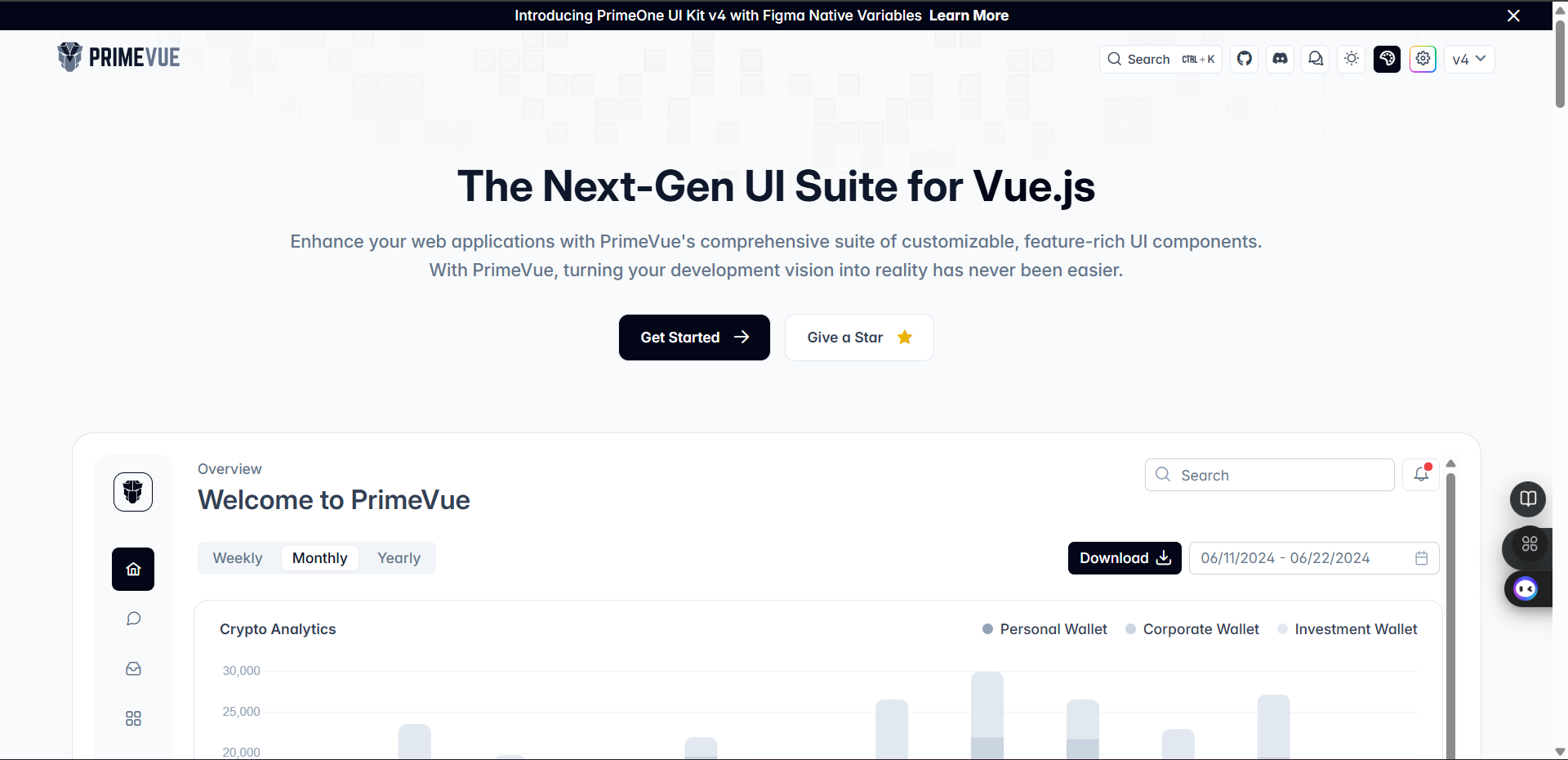 Primevue UI