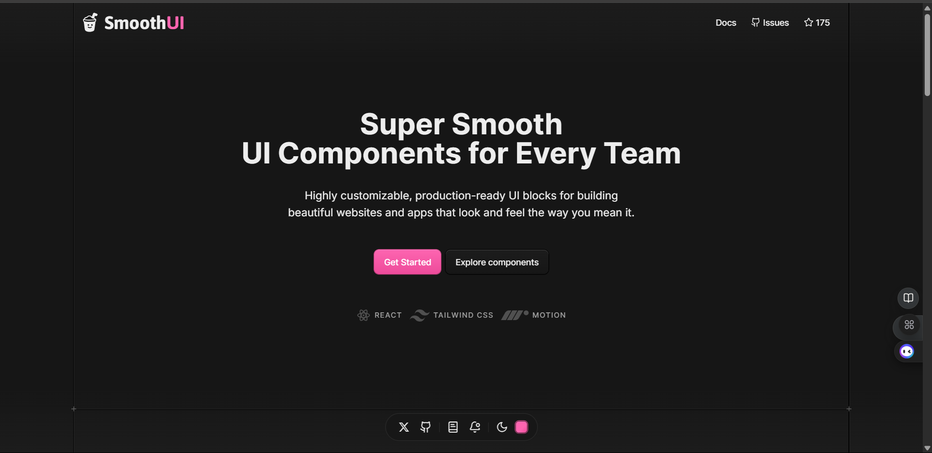 Smooth UI
