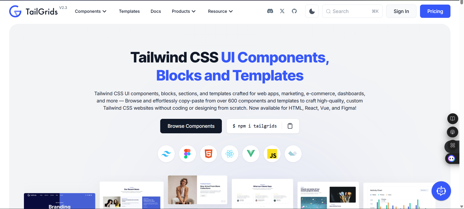 TailGrids