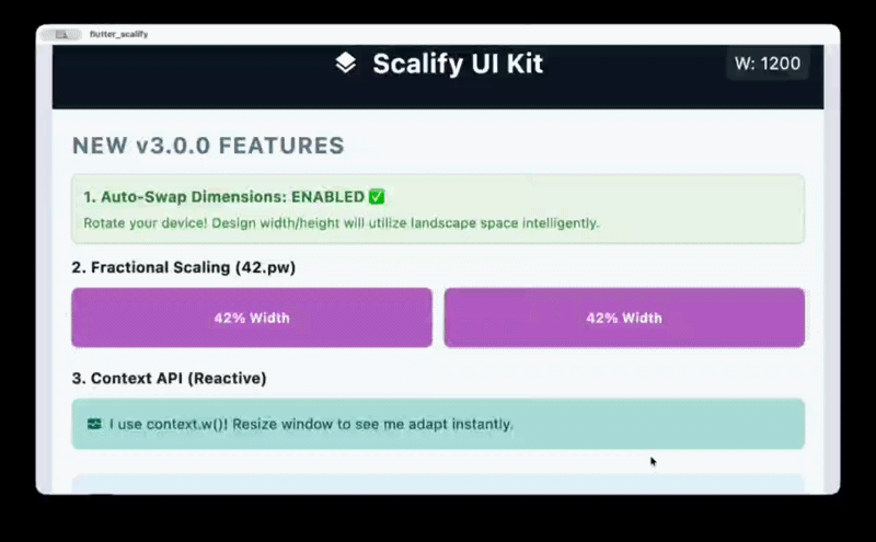 Scalify Responsive Demo