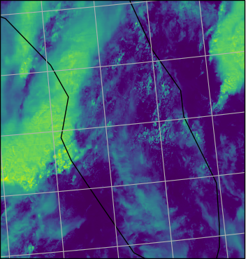 ABI over Florida using Cartopy