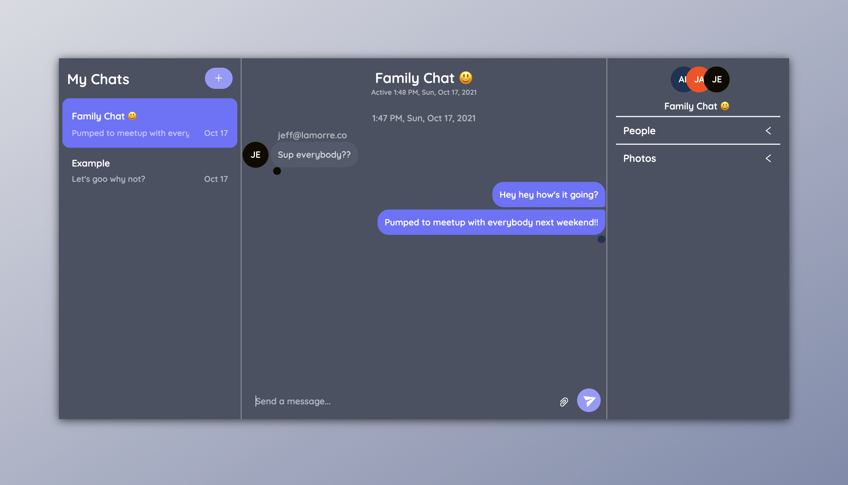 Github chat Let's Chat