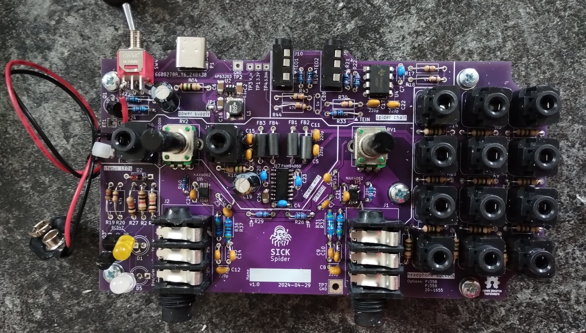 Sick spider, from the project README