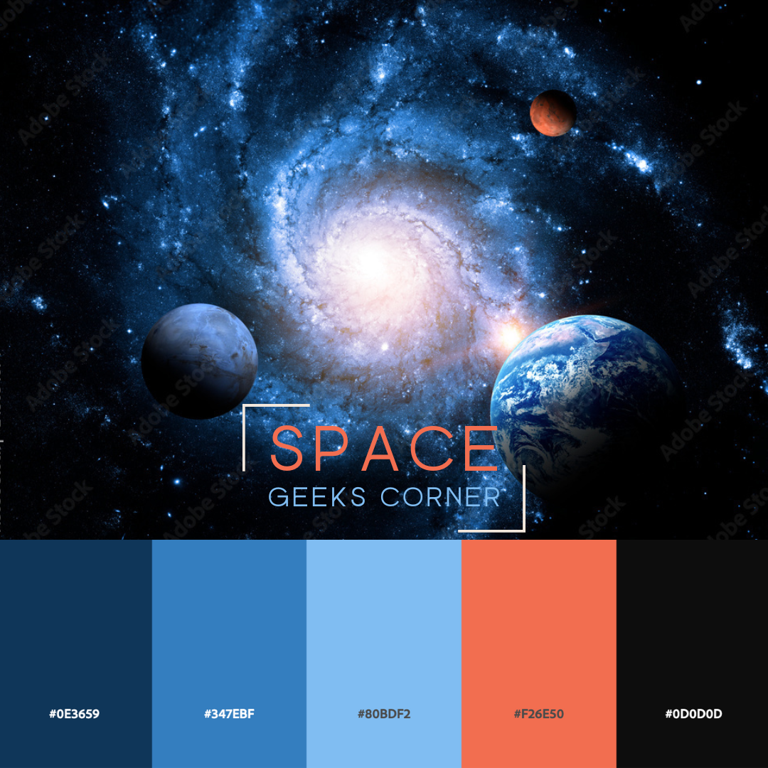 Space Geeks Corner Color Palette