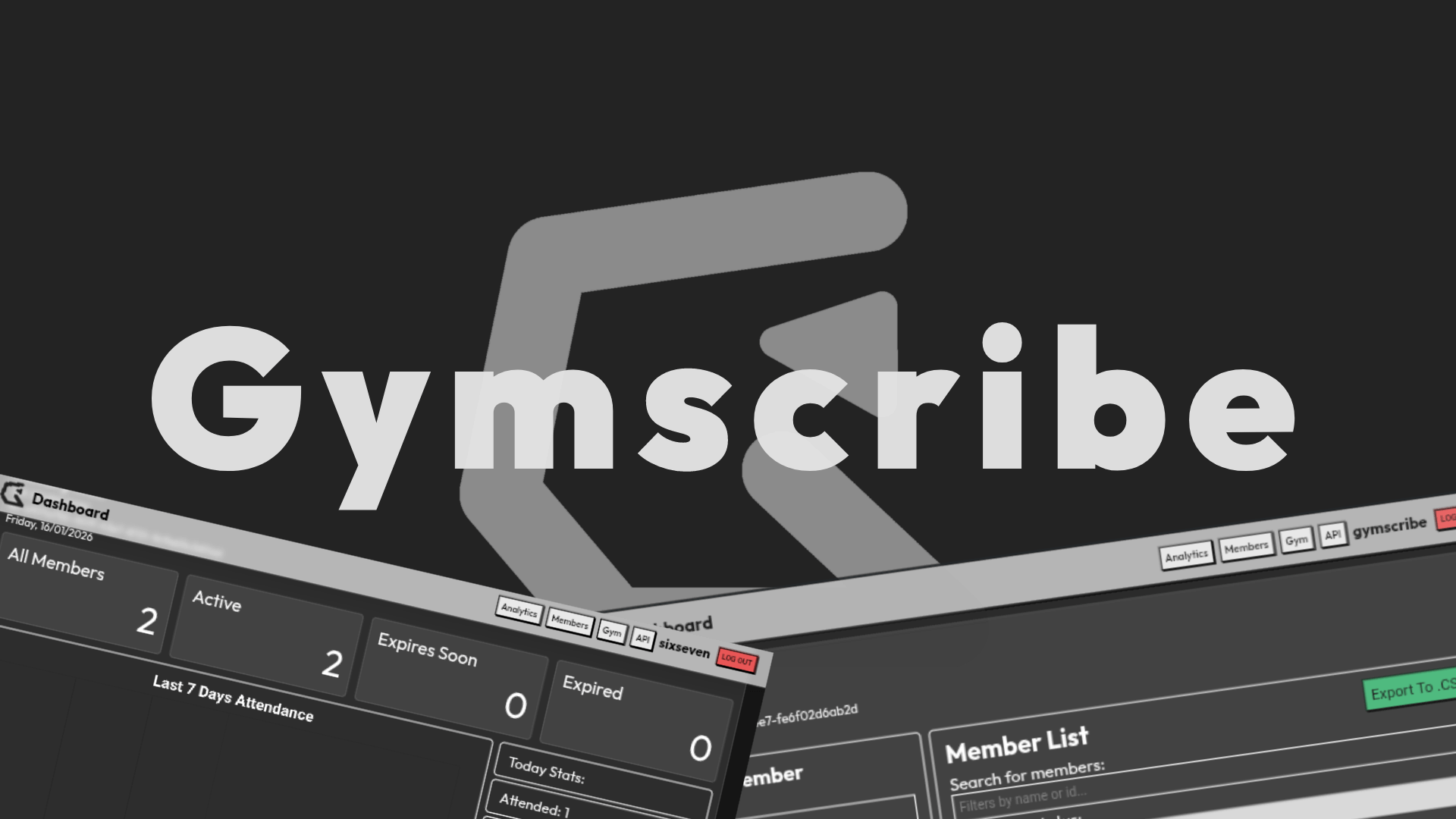 Gymscribe Banner