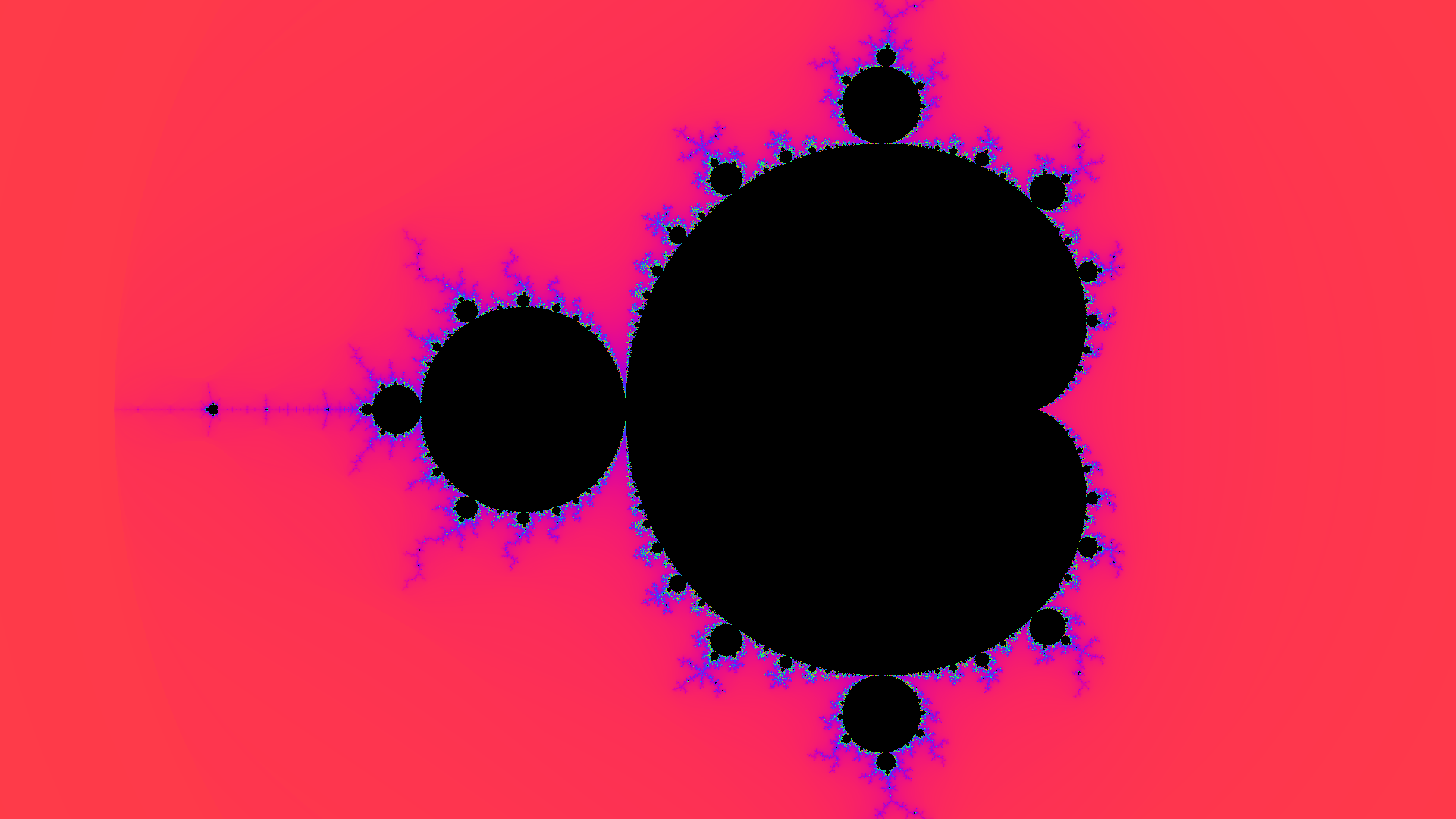 fractalPy render Mandelbrot set render