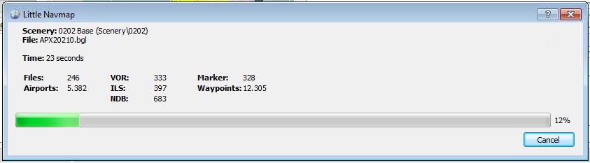 Load Scenery Progress Dialog