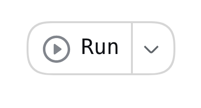 The run control in the Session header