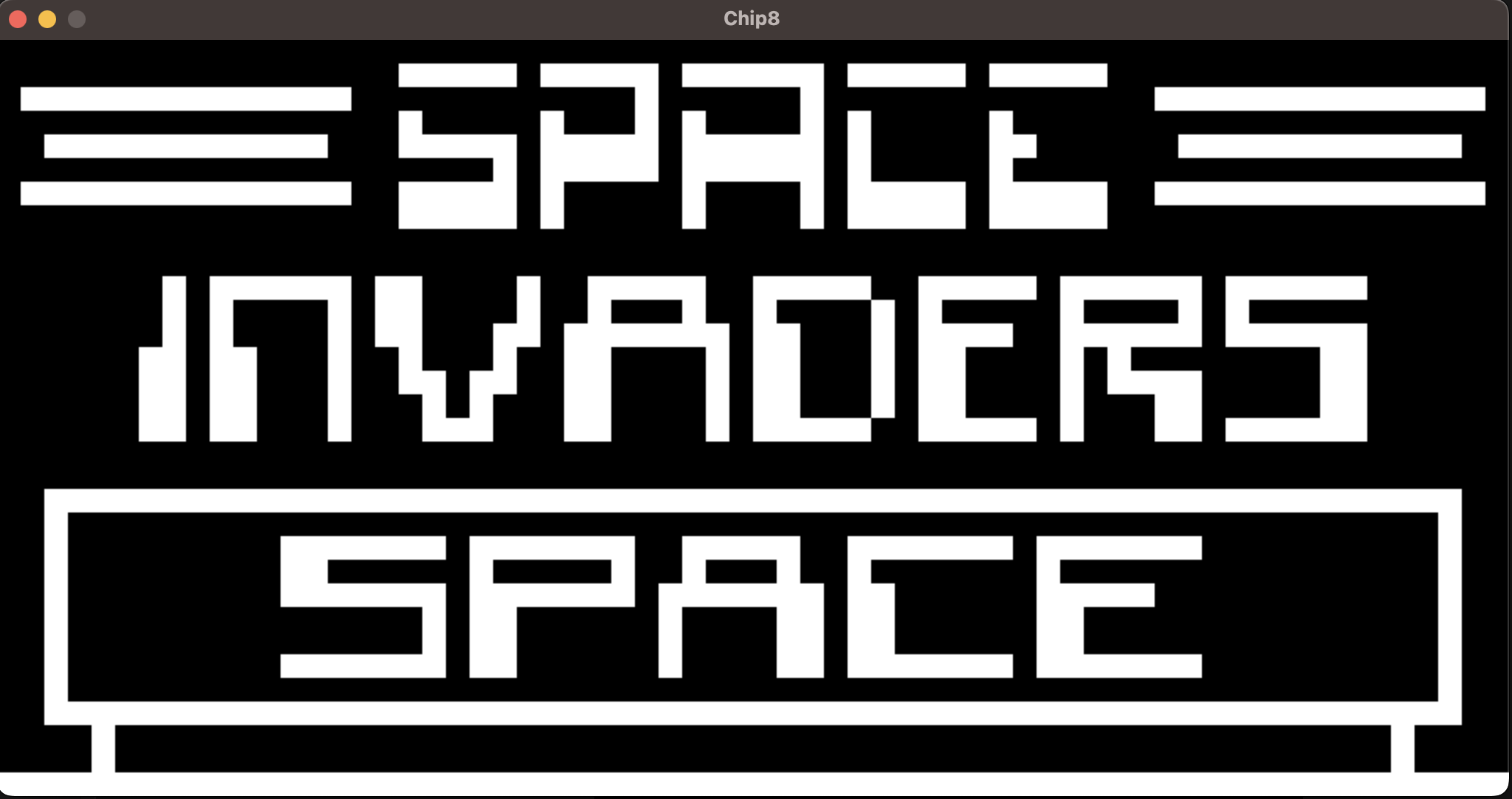 Space Invaders screenshort