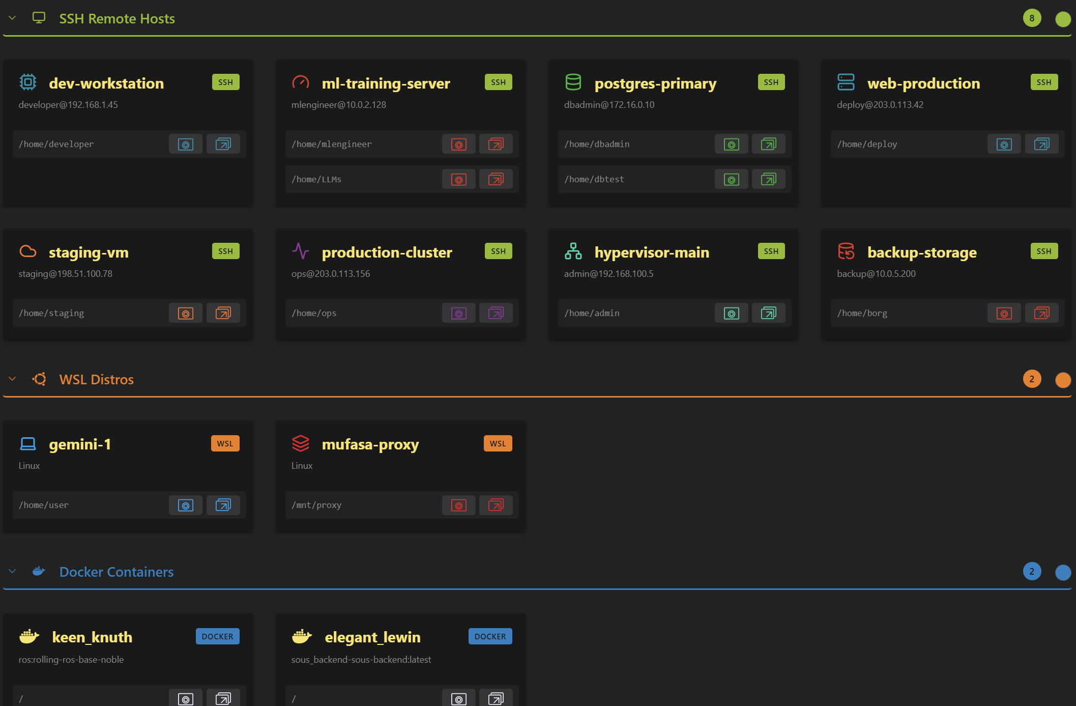 DaSSHboard grid layout