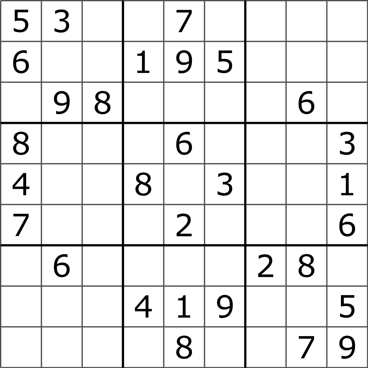 perfect sudoku picture