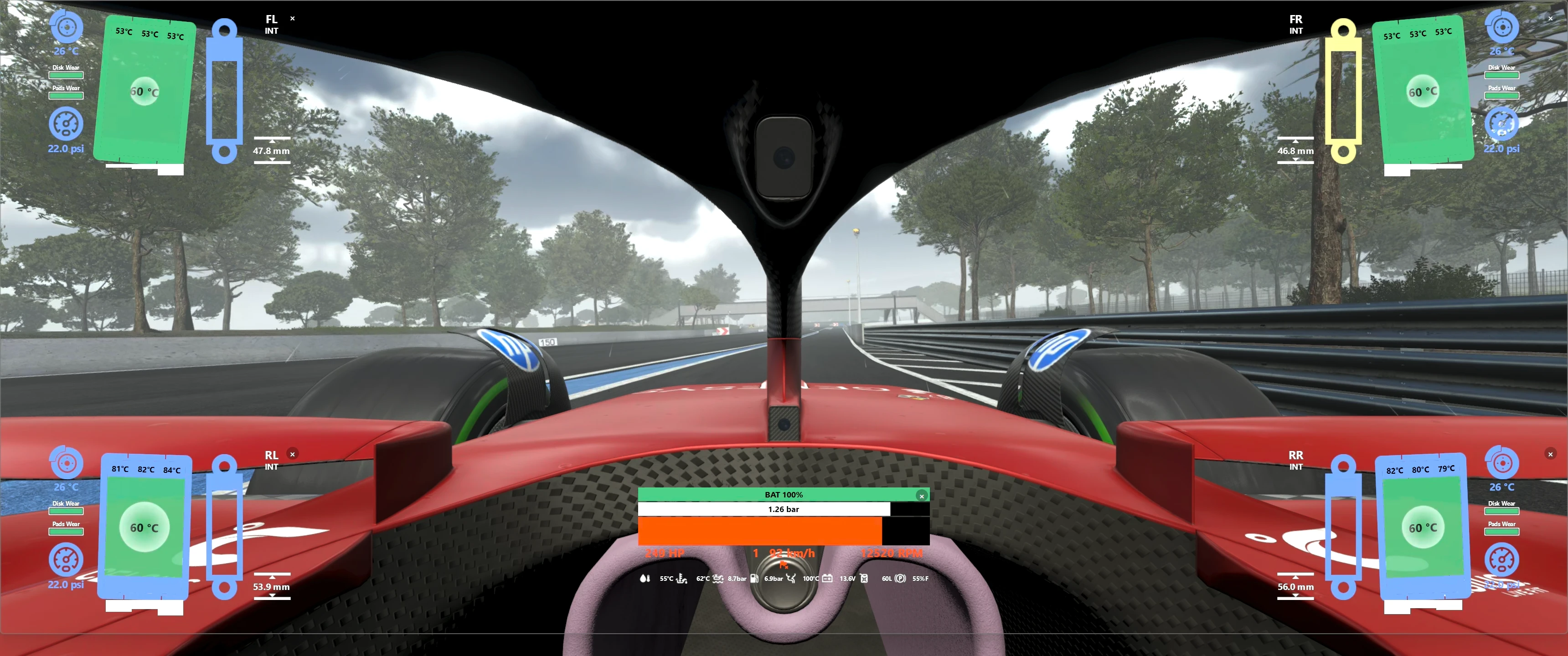 Overlay running on top of AC Evo