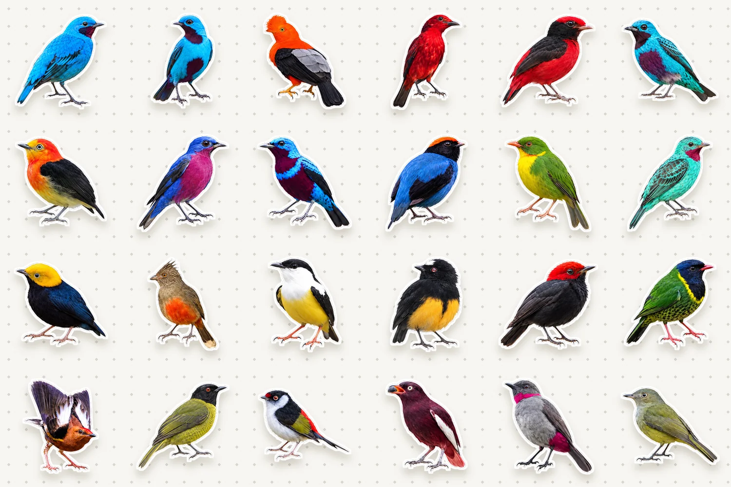 Cotingas & manakins