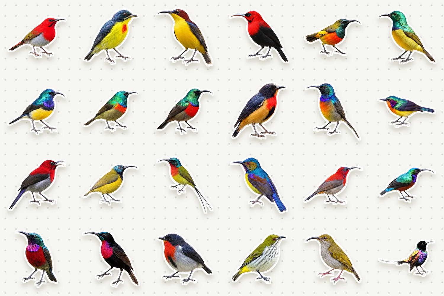 Sunbirds & flowerpeckers