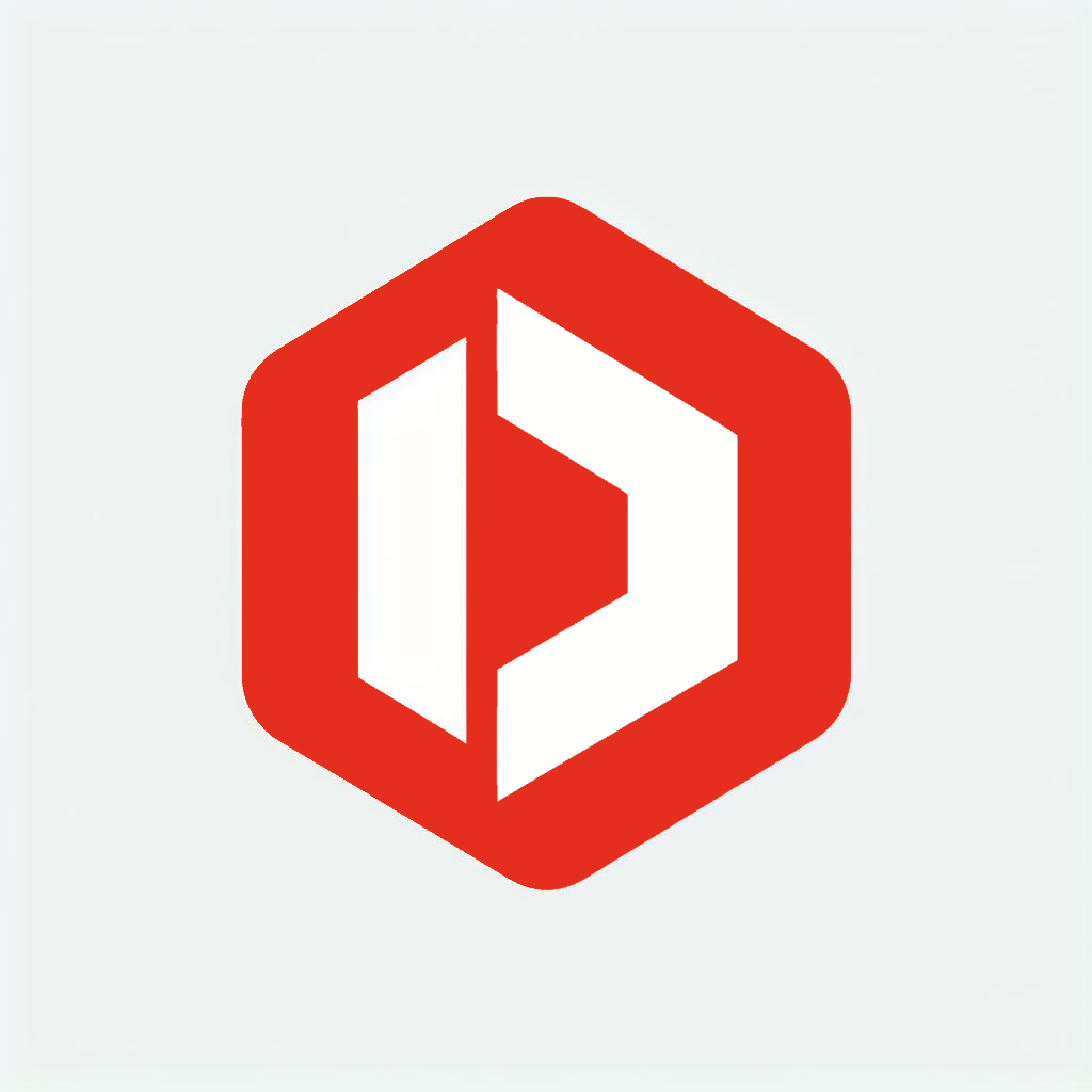 D Logo Modern 2D Hexagon