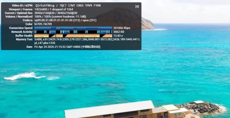 寰宇云机场YouTube测速