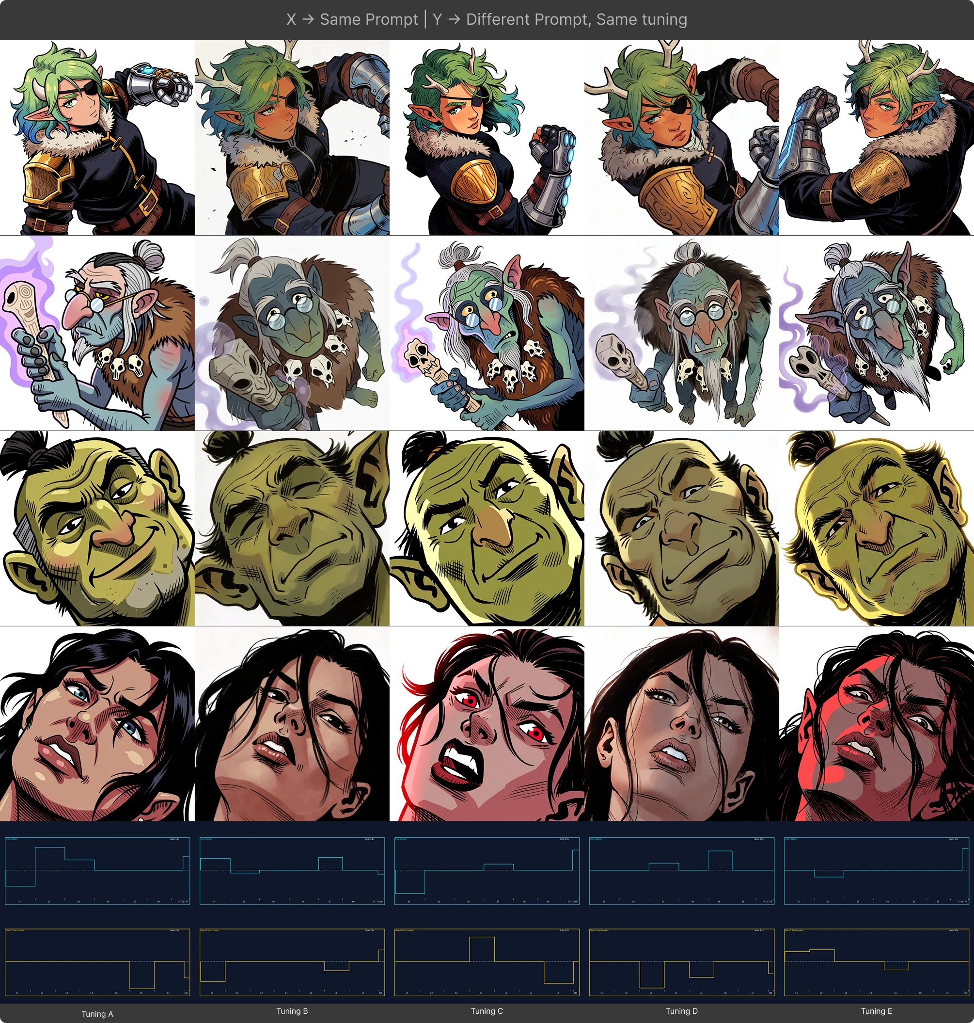 X/Y Tuning Benchmark Grid