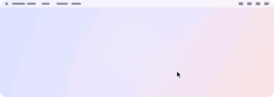 Le pointeur touche le bord supérieur, la corde descend avec trois captures qui se balancent, un clic en copie une, et la corde remonte quand le pointeur s’éloigne.