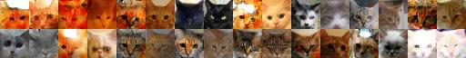 Nearest neighbours of generated 32x32 images Nearest neighbours of generated 32x32 images