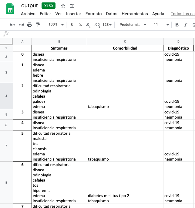 excel generation