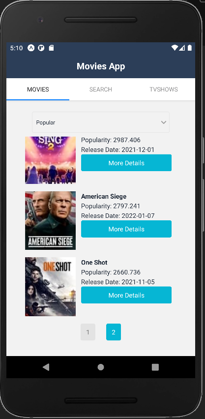 Movies App