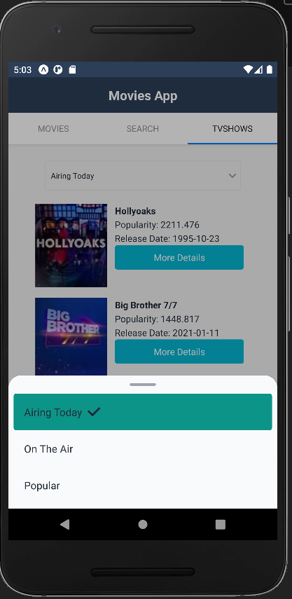 Movies App