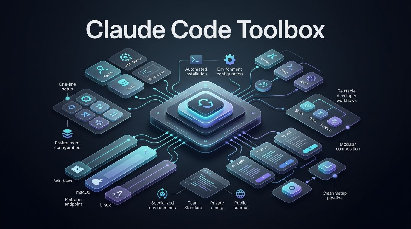Claude Code Toolbox - automated installers and environment configuration framework for Claude Code with one-line setup across Windows, macOS, and Linux