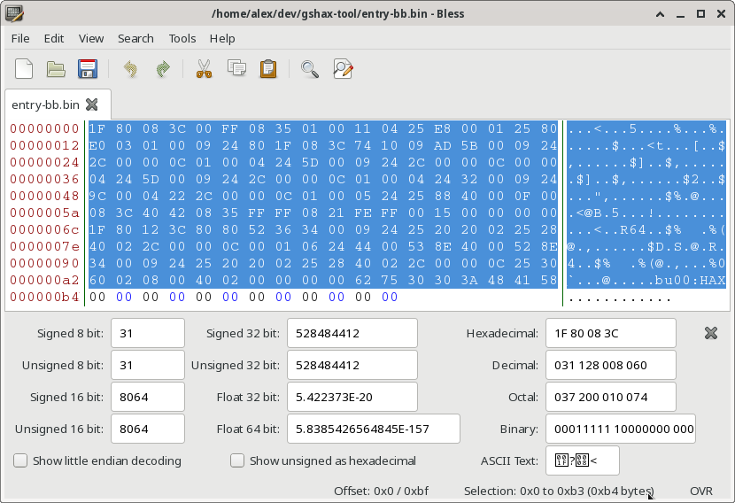 Padding In Assembly Binary