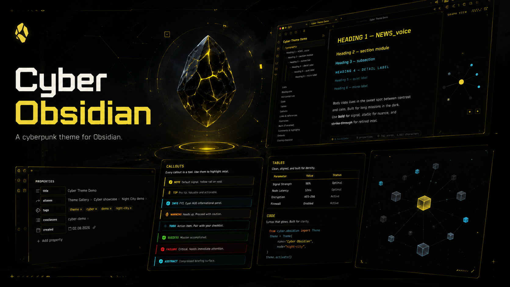 Cyber theme preview
