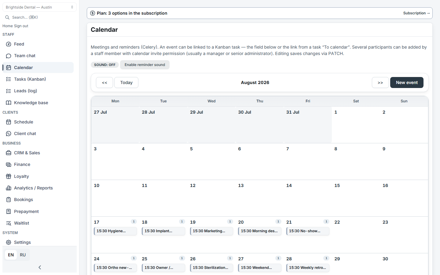 Calendar