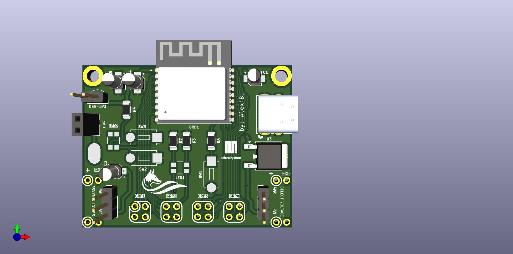ESP32-C3 Breadboard-Adapter, from the project README