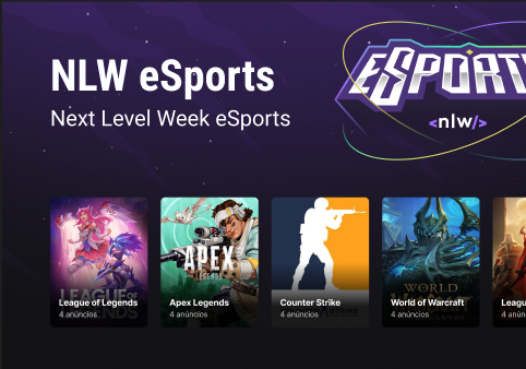  NLW eSports Platform - Desktop