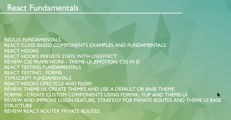 React Fundamentals - part 2