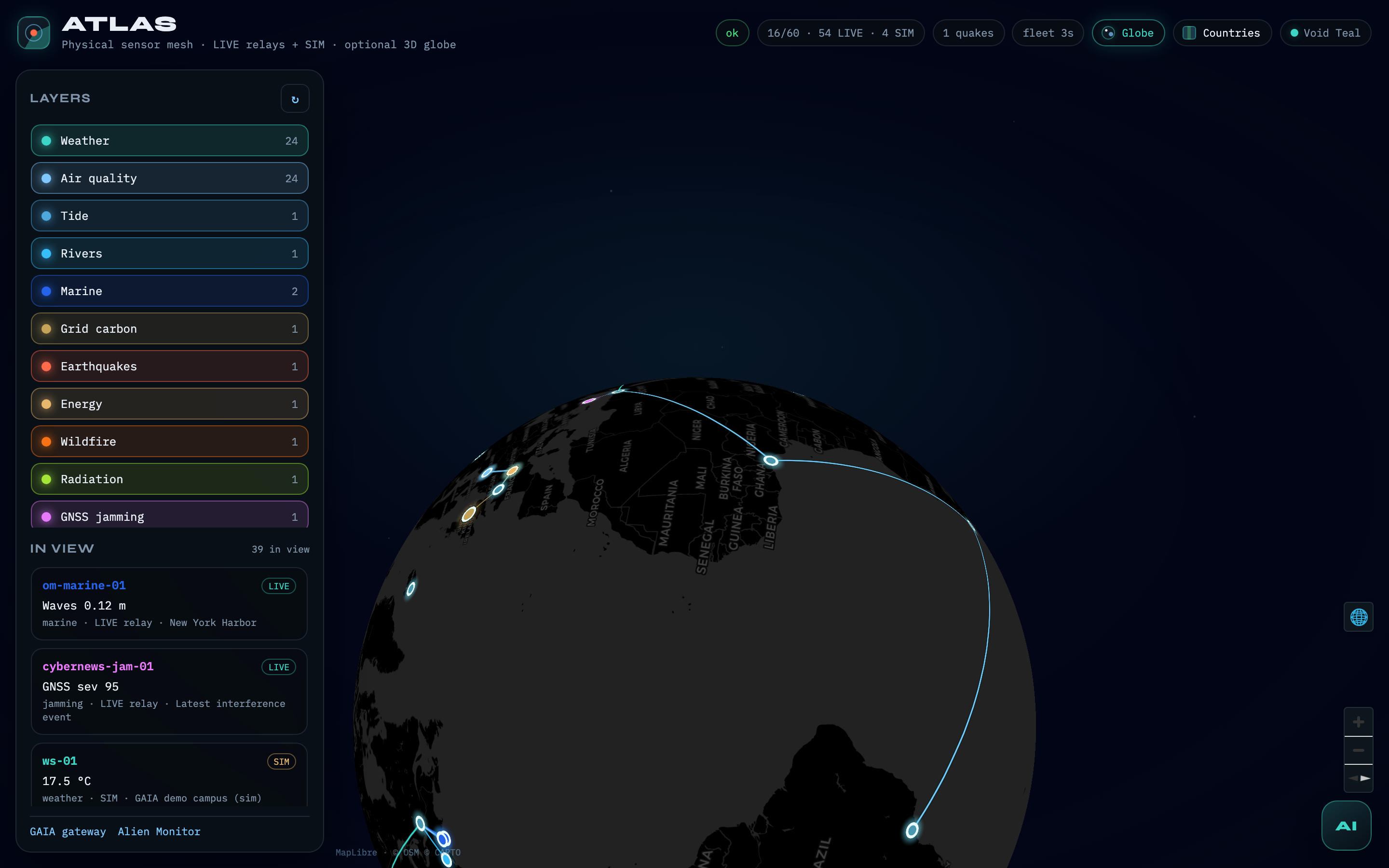 ATLAS full map