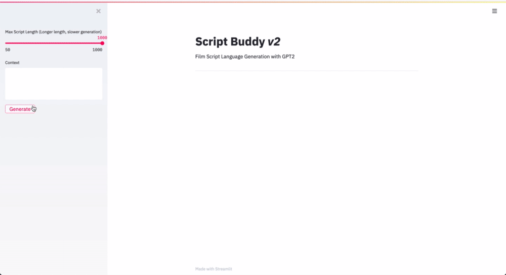 Script Buddy APP