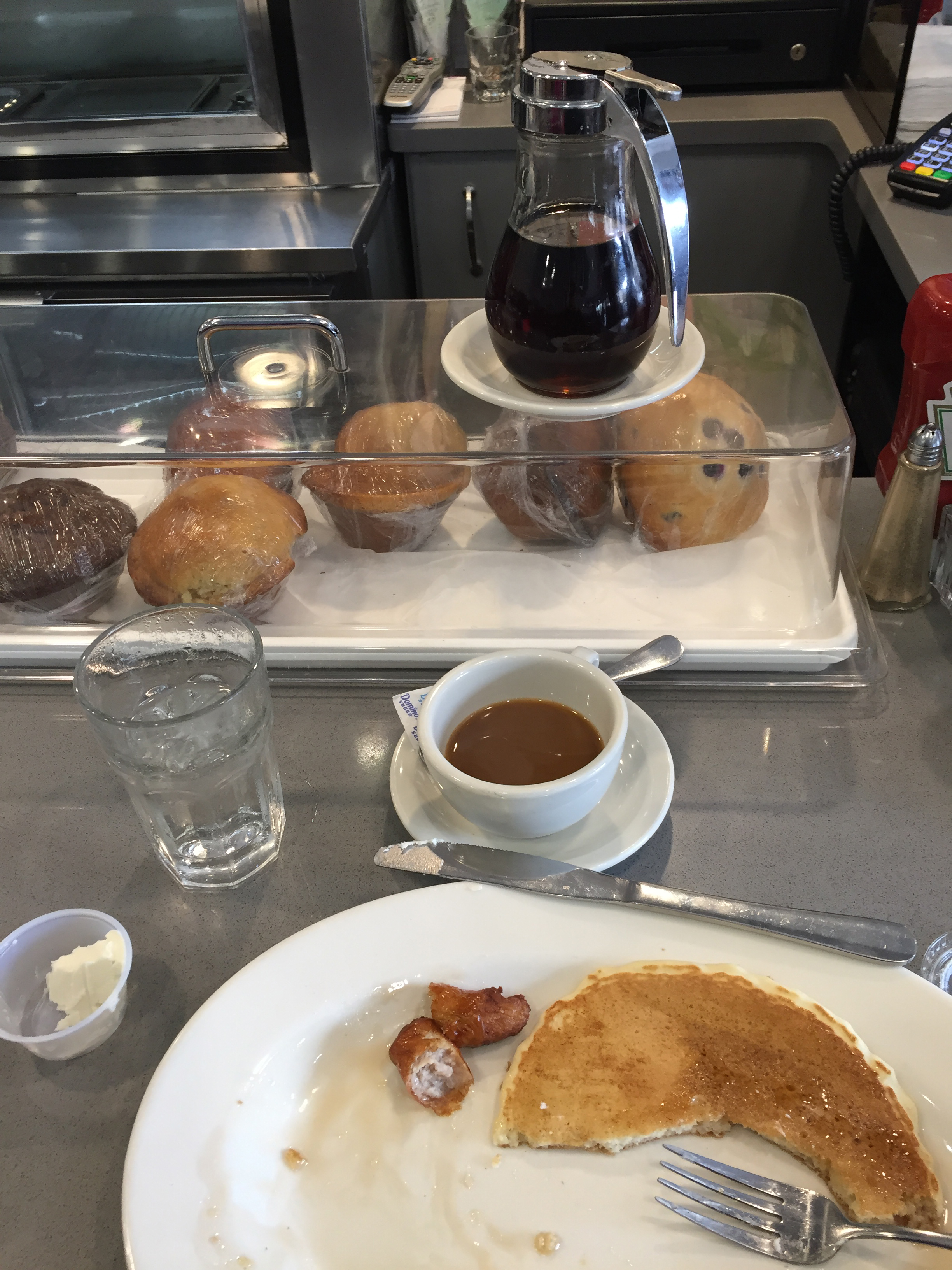 Picture of finished pancakes