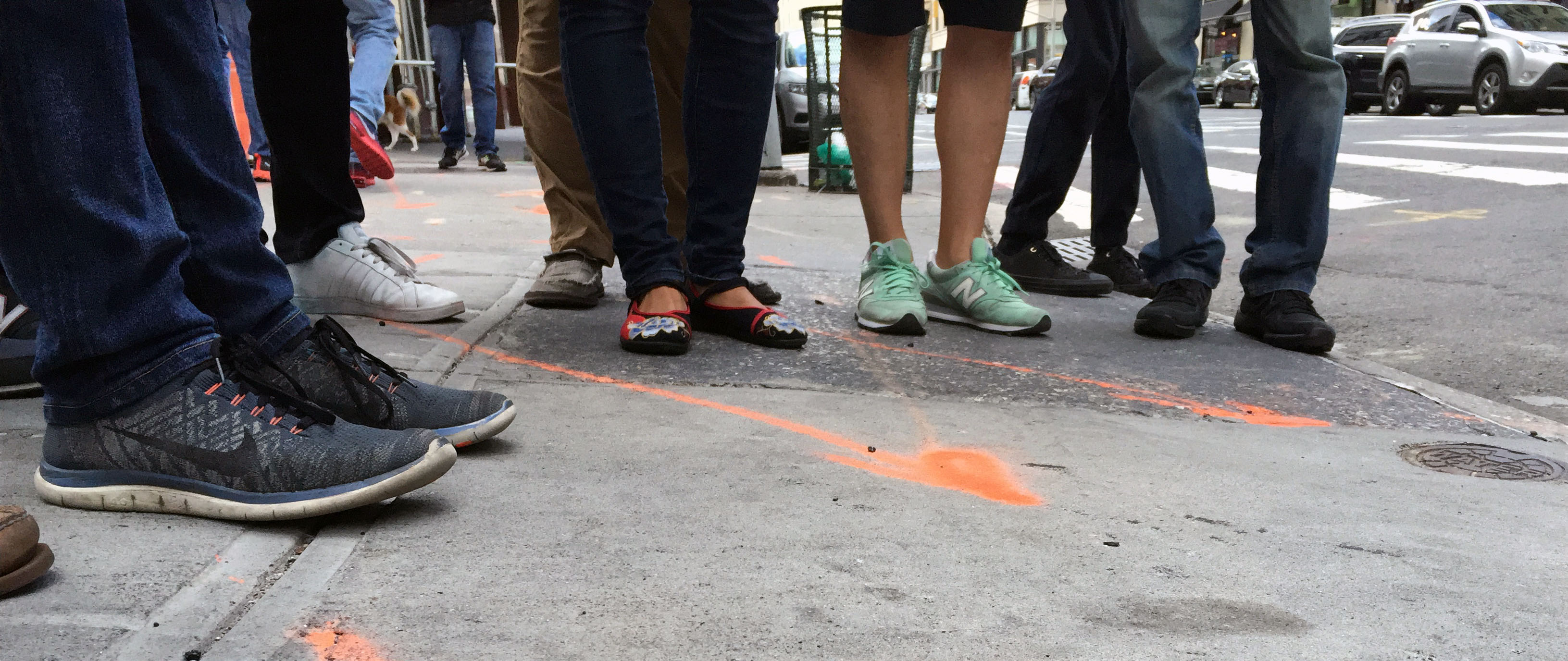 Orange arrows