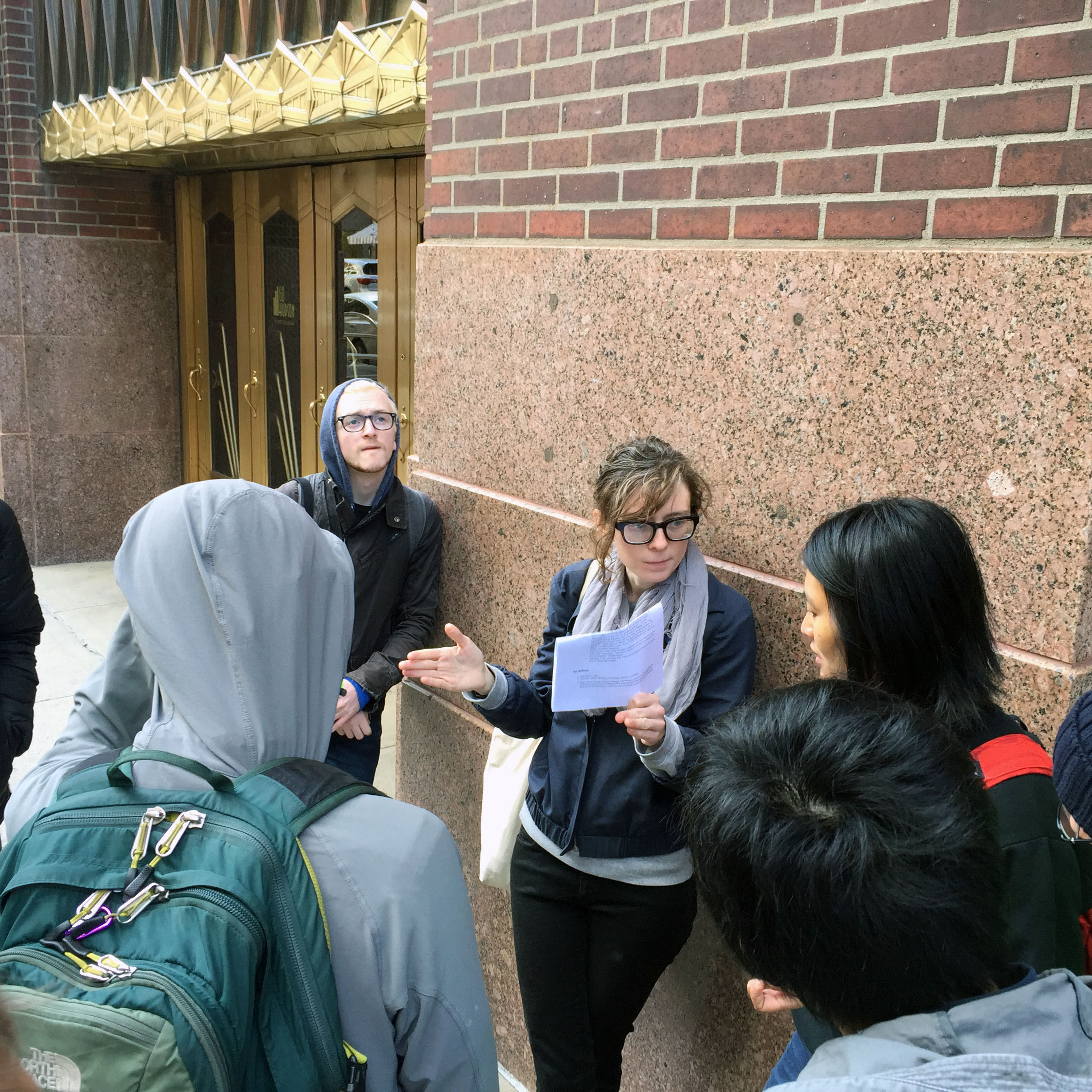Ingrid and class at 60 Hudson