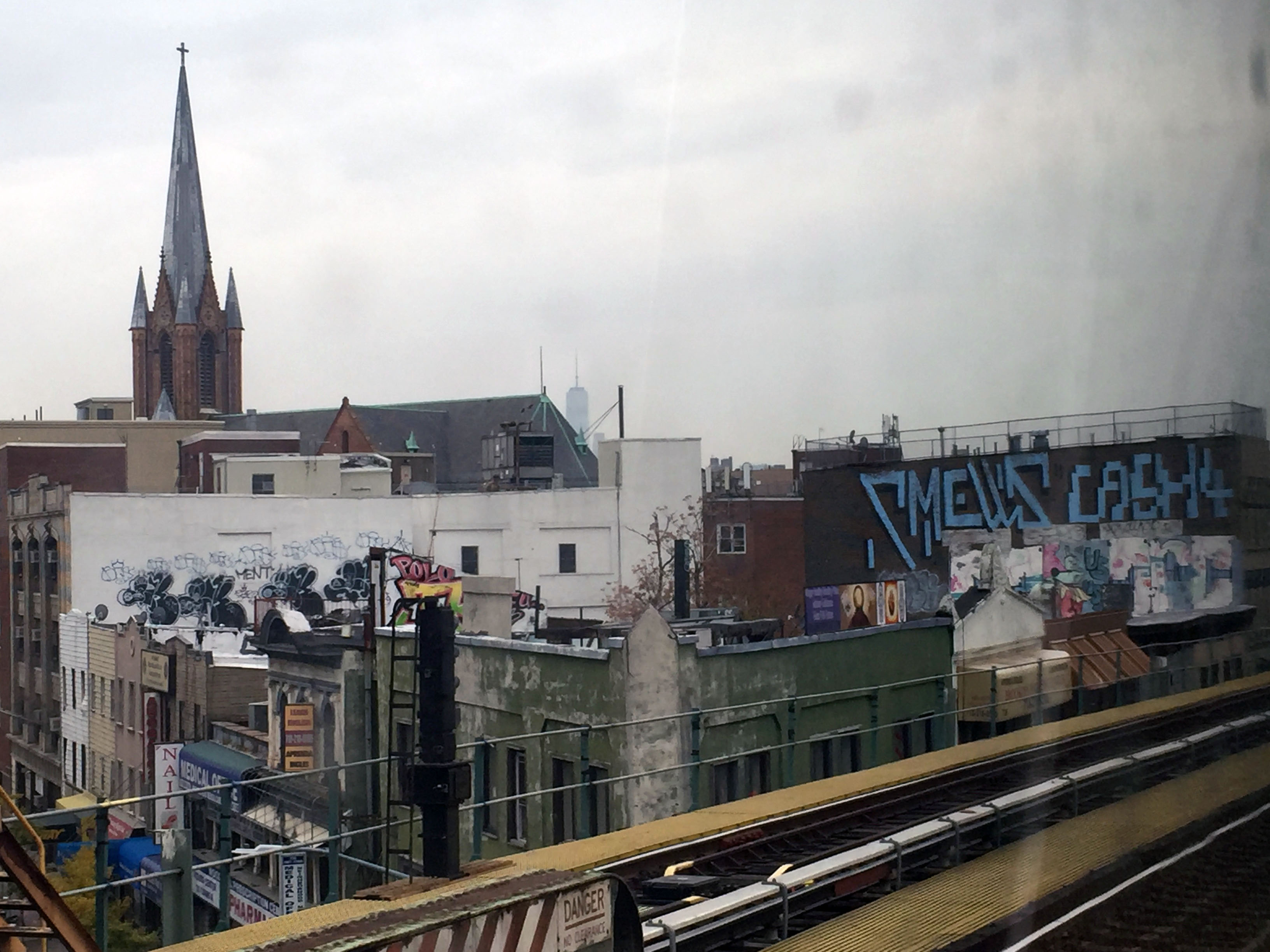 From the train platform