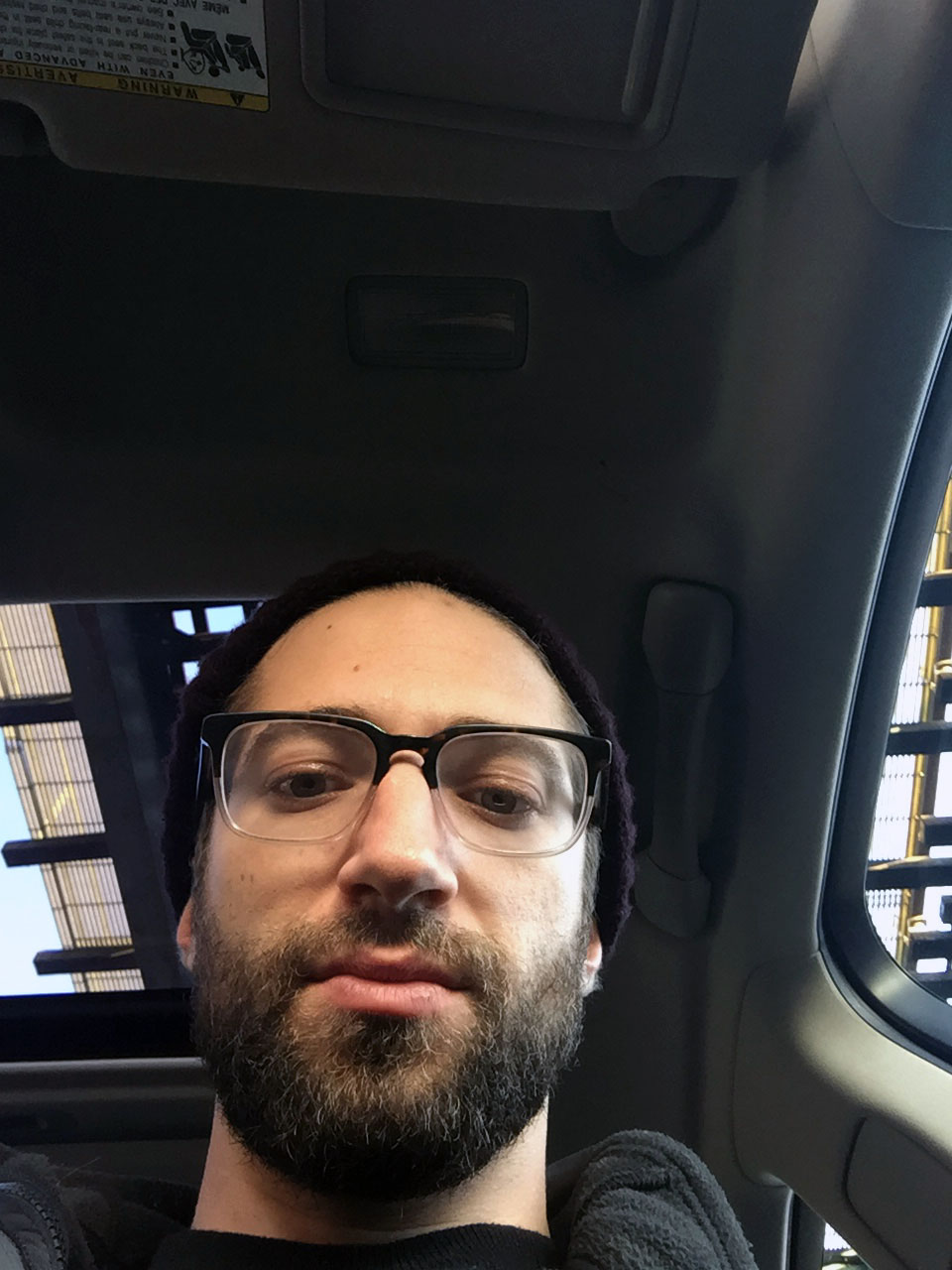 Car selfie