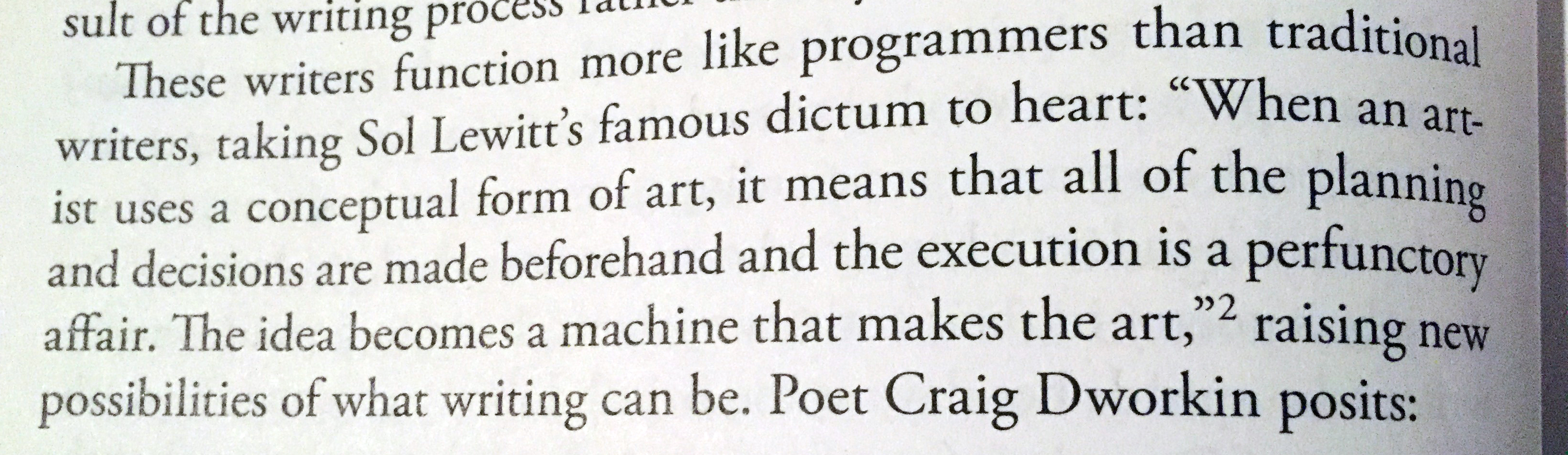 Sol Lewitt Quote