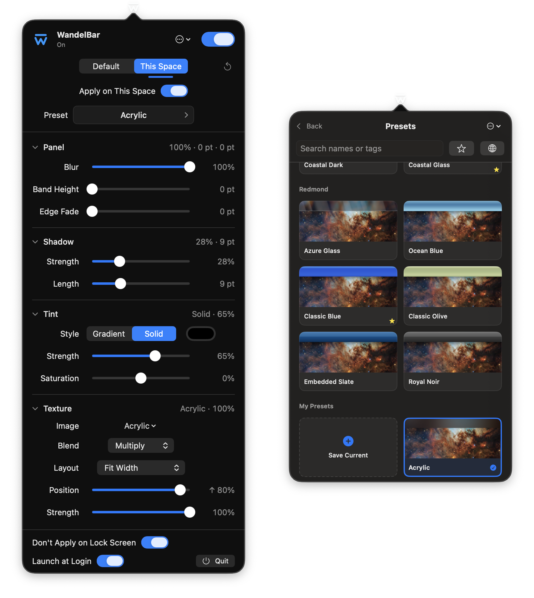 WandelBar screenshot 4