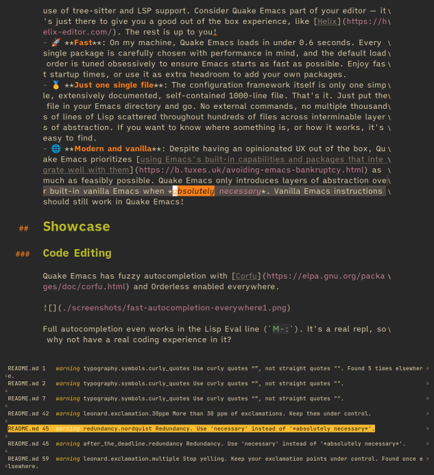 https://raw.githubusercontent.com/alexispurslane/quake-emacs/image-data/proselint-up-close.png