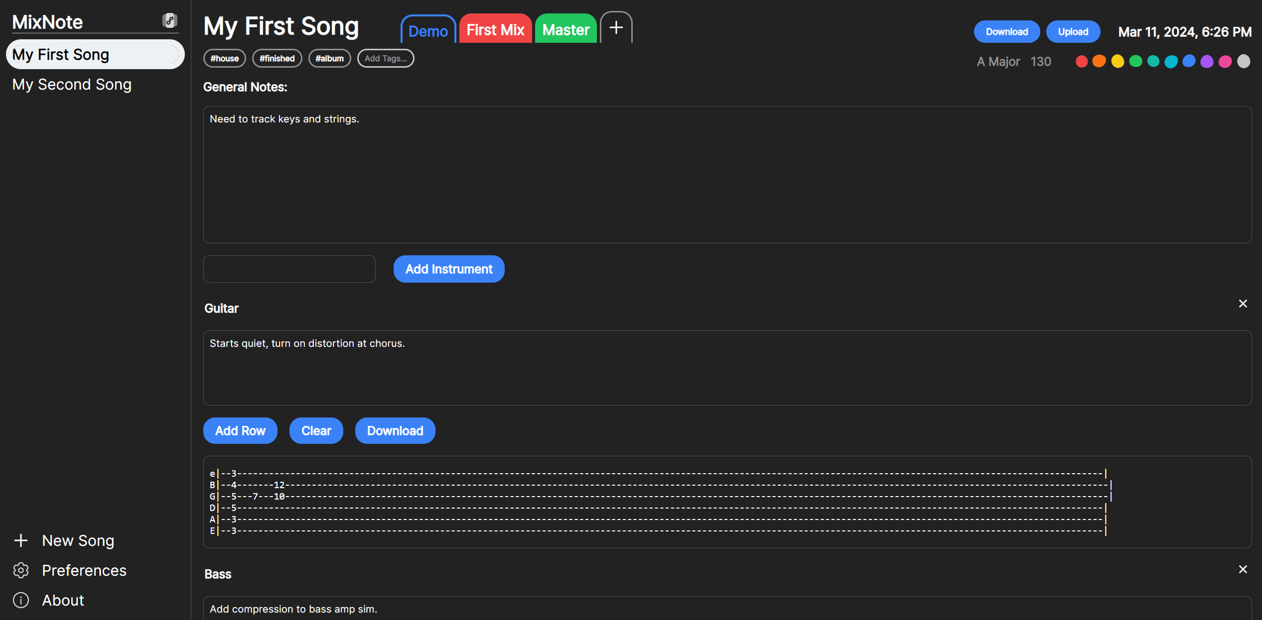 Note Mixer Generator GitHub - alexivany/MixNote: MixNote is a note taking app made for audio ...