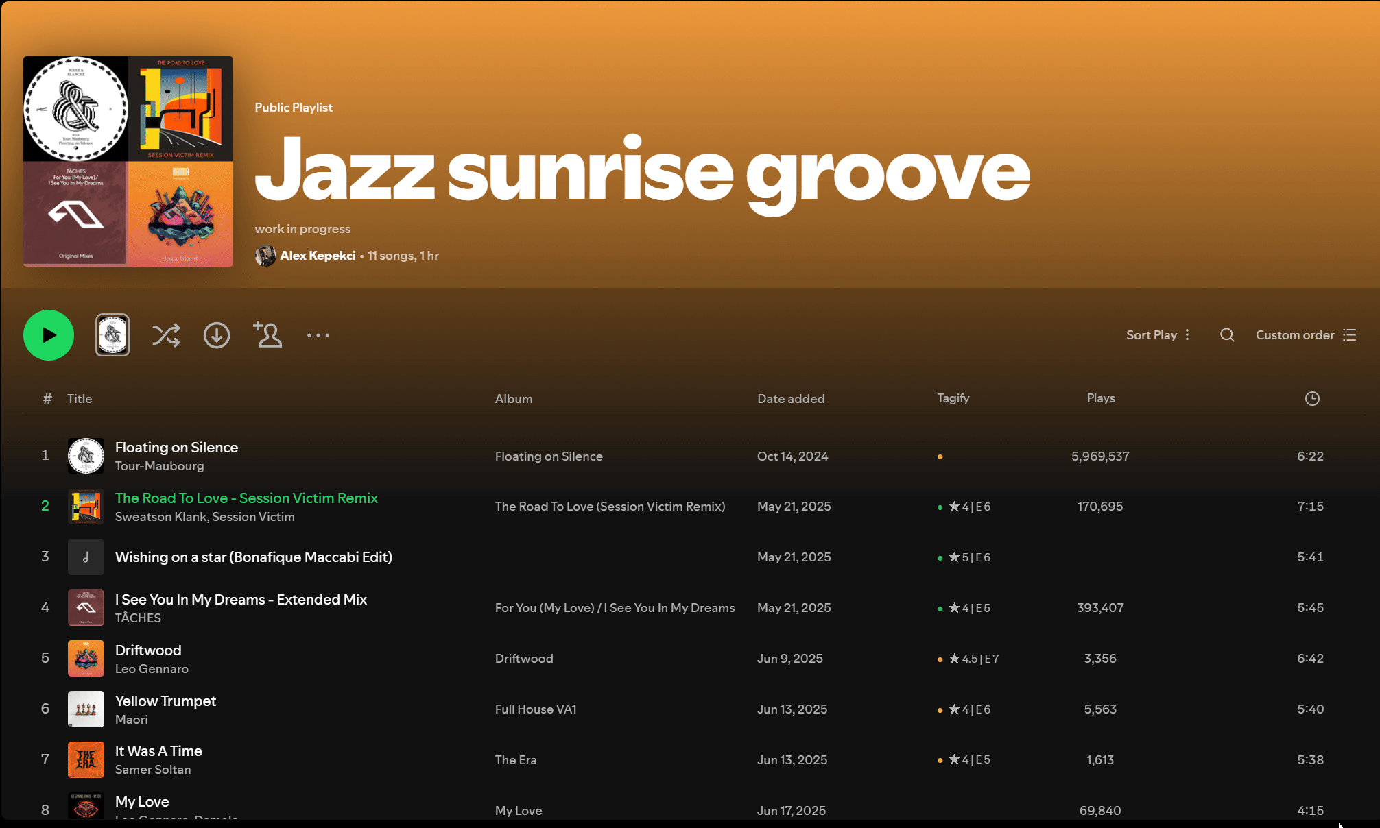 Bulk tagging multiple tracks at once