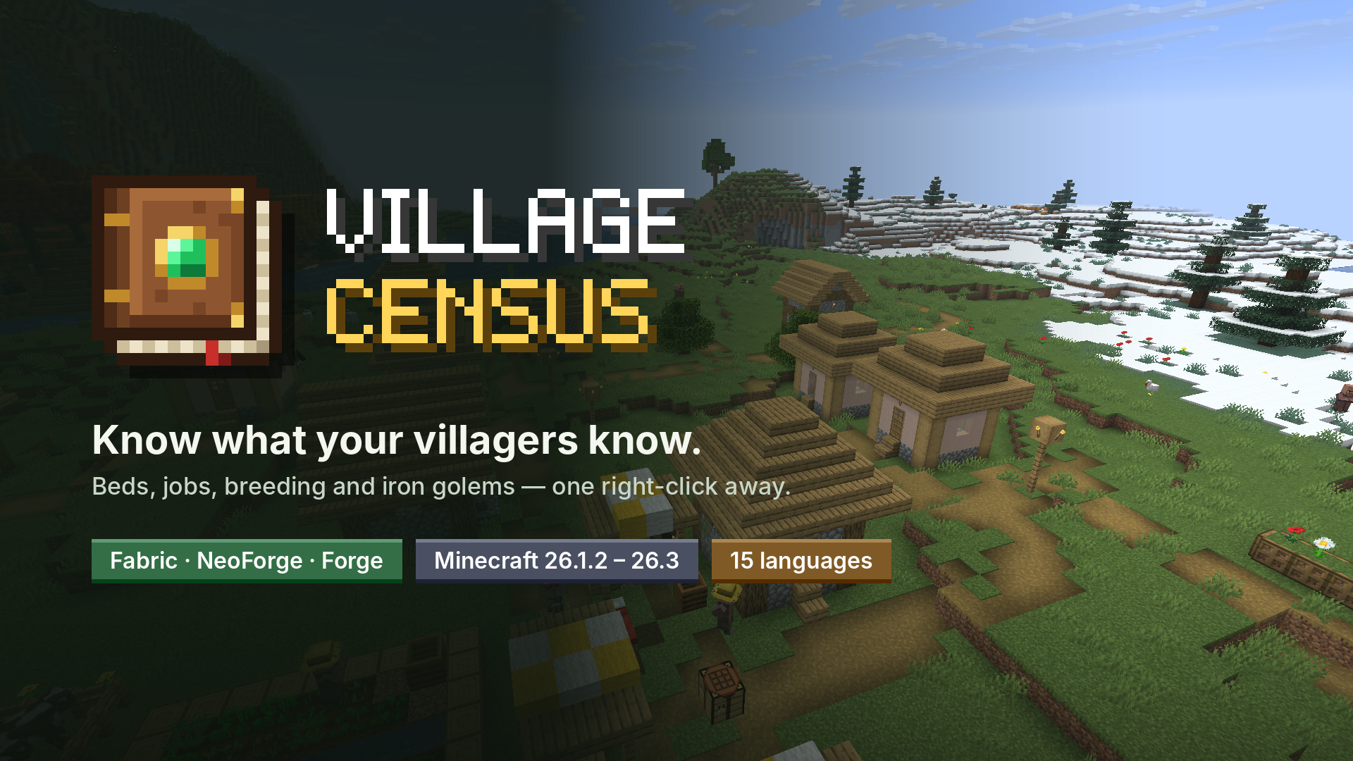 Village Census: know what your villagers know